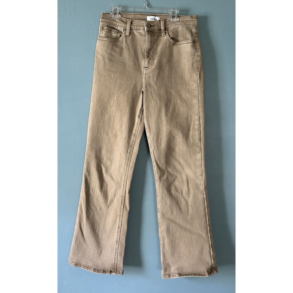 Pistola tan kick flare jeans size 28 inseam 26"